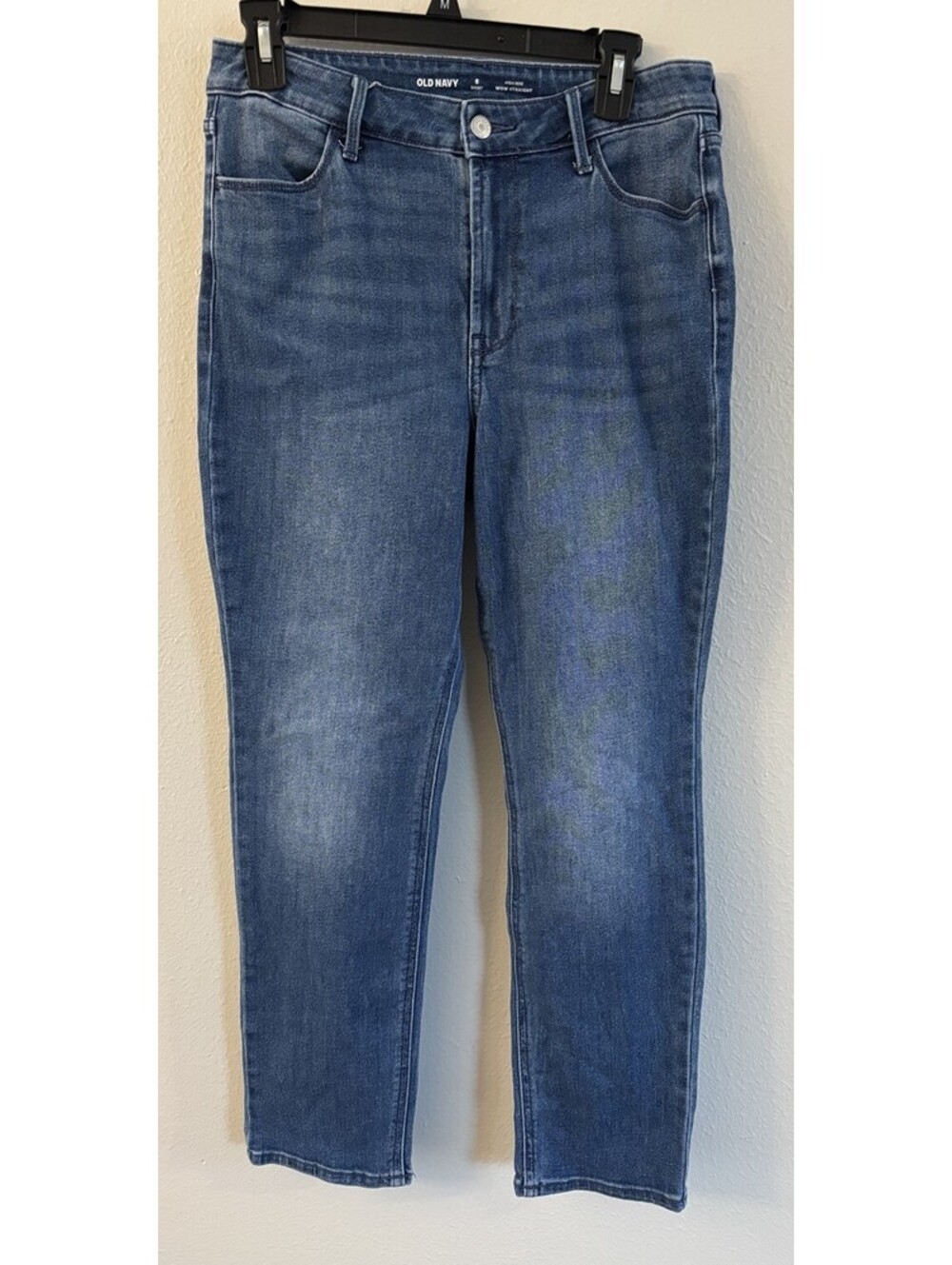 Old Navy 8 Short High Rise Wow Straight Denim Jeans Women’s Medium Wash